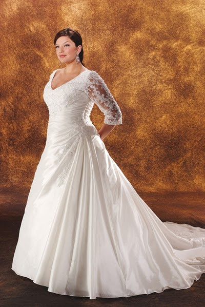 Plus Size Wedding Gowns With Sleeves
 plus size wedding gowns with sleeves