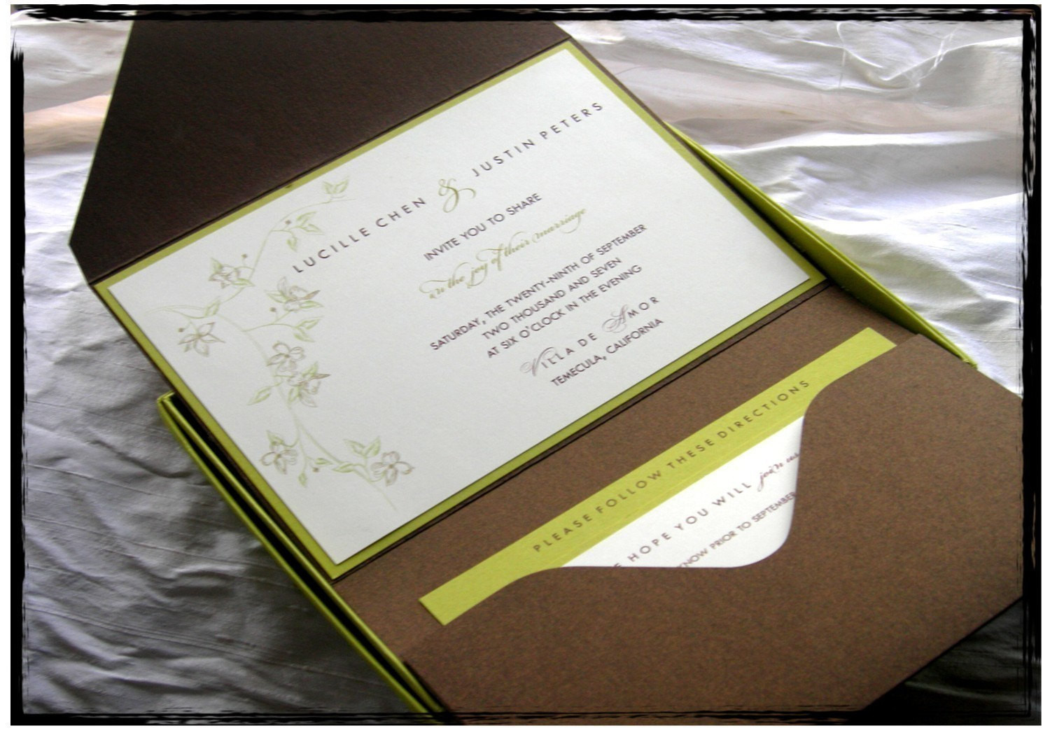 Pocket Invitations Wedding
 pocket wedding invitations