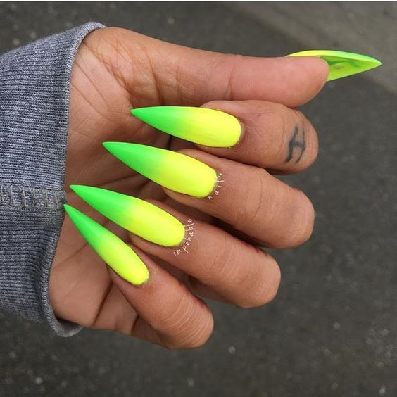 Pointy Nail Colors
 35 Stunning Pointy Stiletto Nails