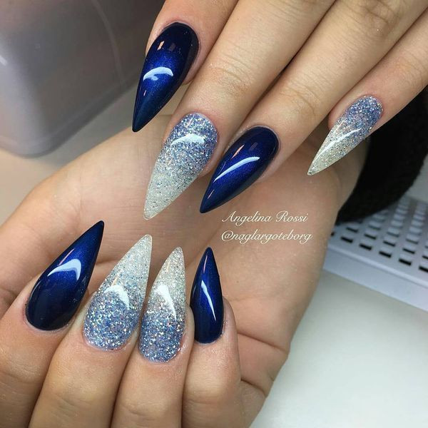 Pointy Nail Colors
 77 Pointy Nails Designs Ideas For Real La s