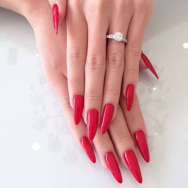 Pointy Nail Colors
 10 Pointy Nail Designs Ideas