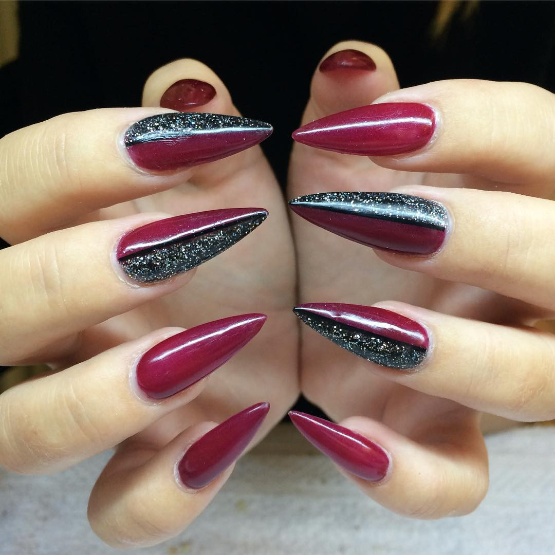Pointy Nail Styles
 Pointy and Posh Top 65 Amazing Stiletto Nails