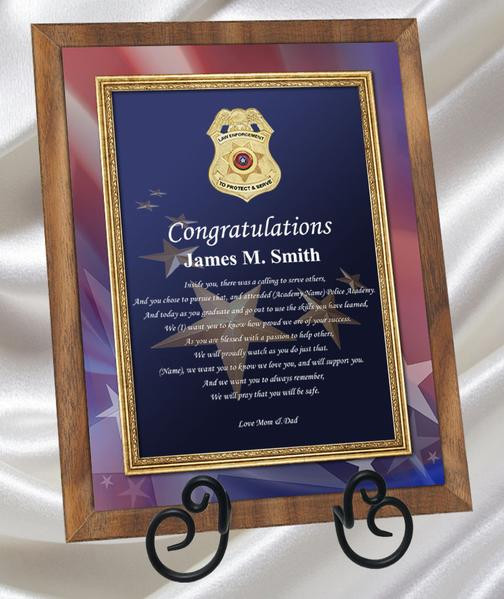 Police Graduation Gift Ideas
 Police academy graduation ts and sheriff school present