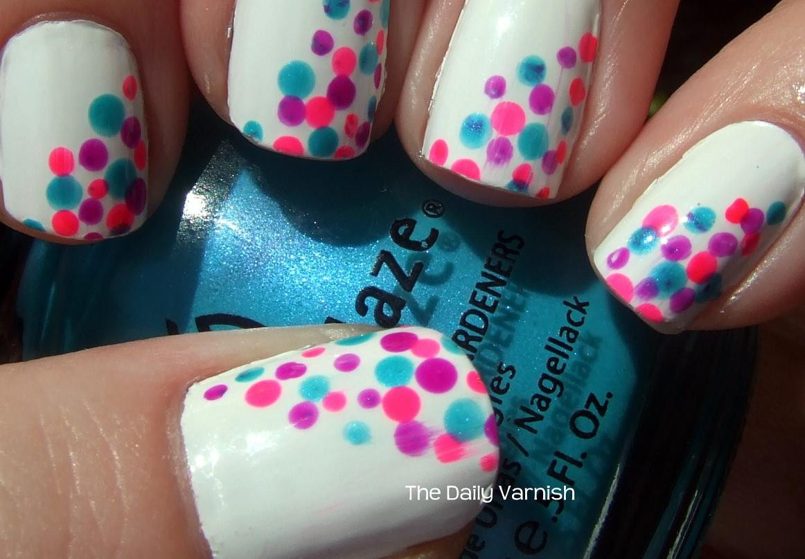 Polka Dot Nail Designs
 Cute Polka Dot Nail Art Tutorial