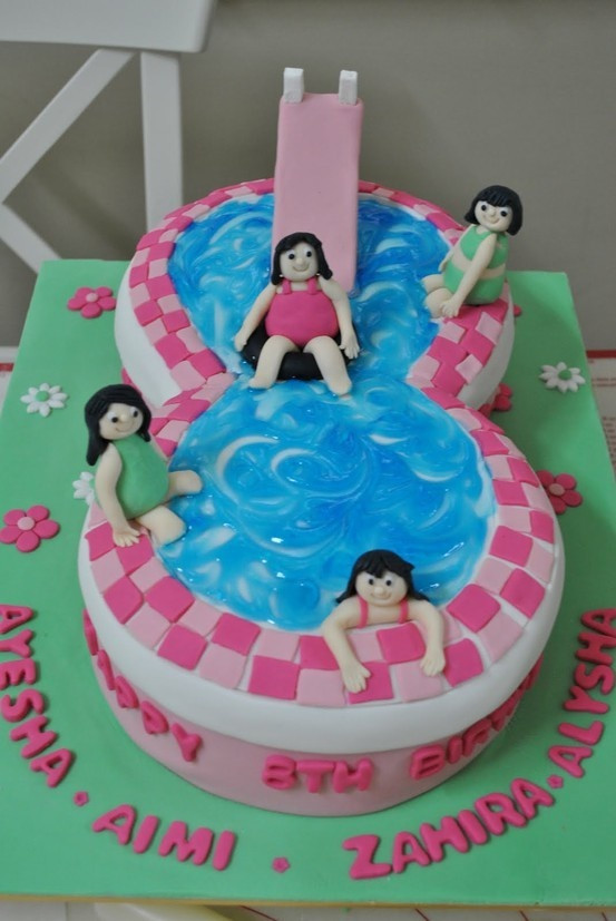 Pool Party Birthday Cake Ideas
 Swimming Pool Cake Ideas Home Decorating Ideas