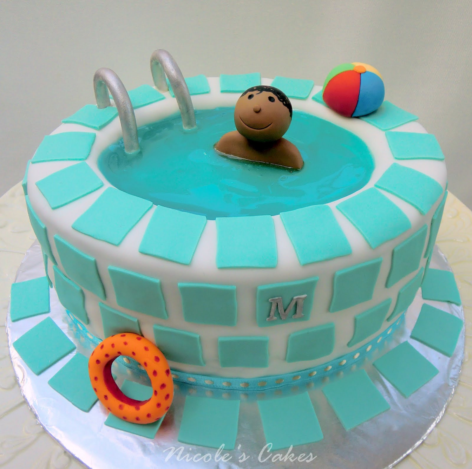 Pool Party Birthday Cake Ideas
 Birthday Cakes Swimming Pool Birthday Cake