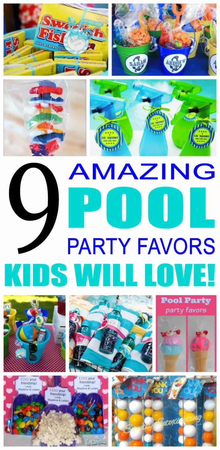 Pool Party Favor Ideas For Kids
 Pool Party Favor Ideas