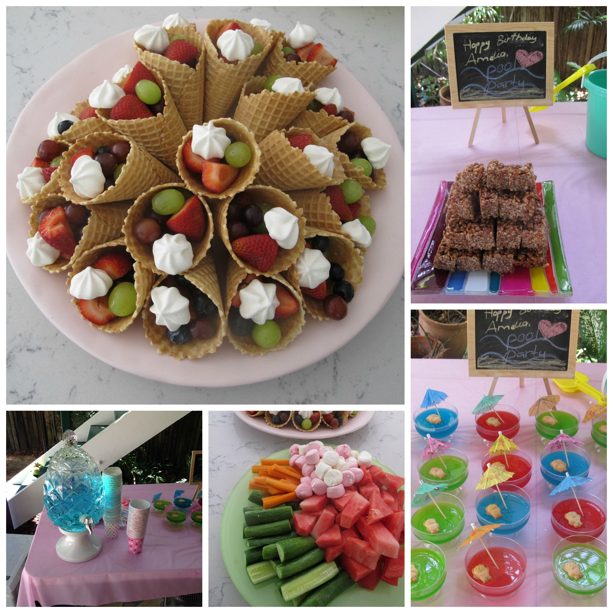 Pool Party Menu Ideas
 Birthday Pool Party Tips Tricks and Cake hint have