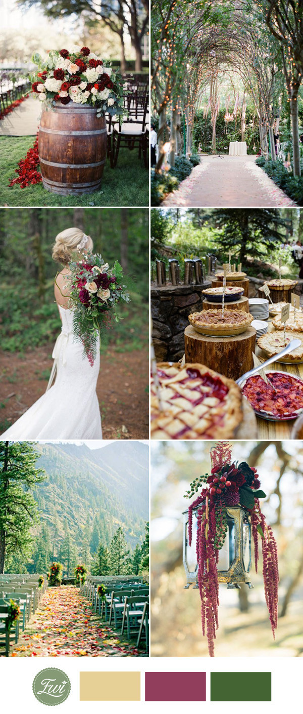 Popular Wedding Colors
 Top 10 Fall Wedding Color Ideas for 2017 Trends