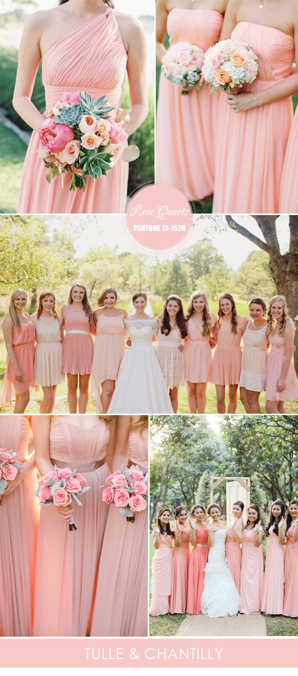 Popular Wedding Colors
 Top 10 Pantone Colors for Spring Summer Bridesmaid Dresses