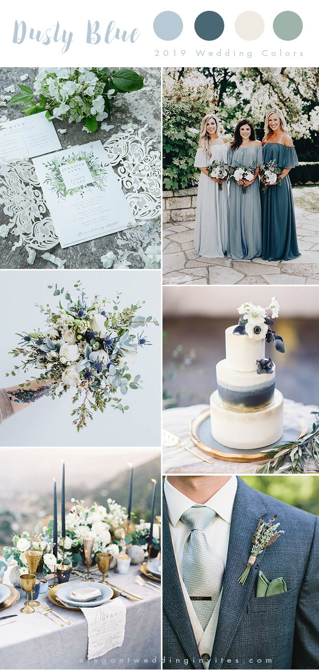 Popular Wedding Colors
 Top 10 Wedding Color Trends We Expect to See in 2019