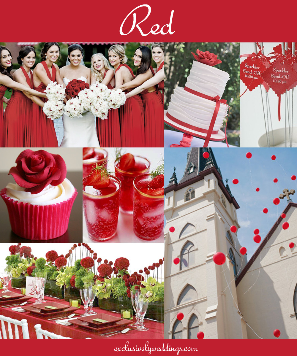 Popular Wedding Colors
 The 10 All Time Most Popular Wedding Colors