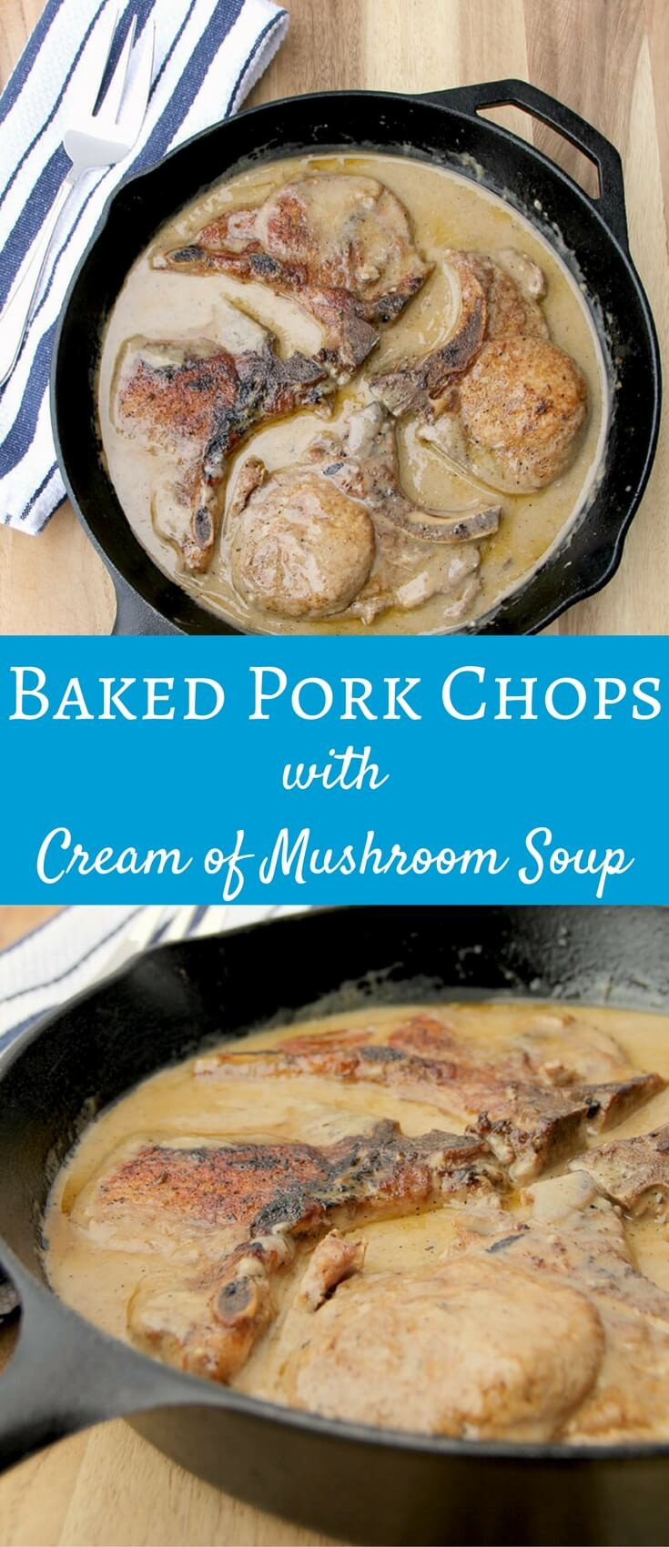 oven baked pork chops in mushroom soup