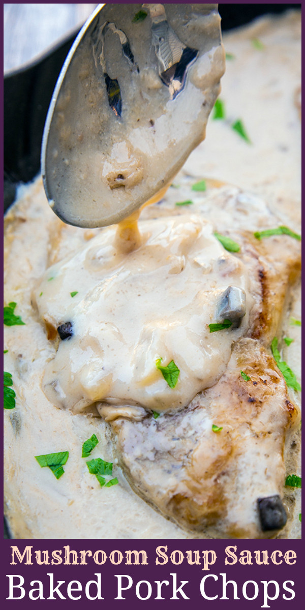smothered pork chops with cream of mushroom soup