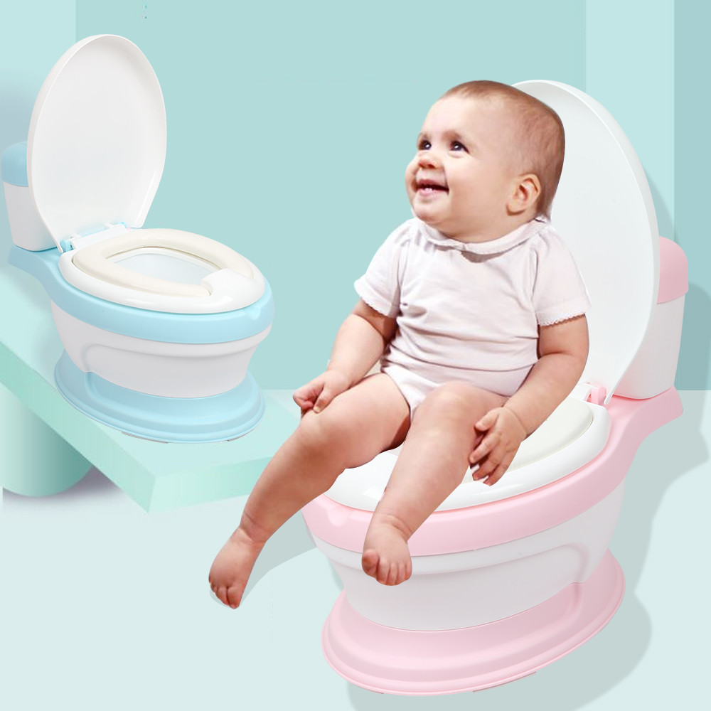 Portable Toilet Kids
 Hot Sales Children Simulation Toilet Infant Pony Bucket