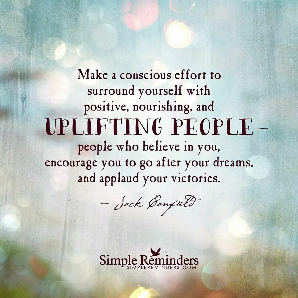 Positive People Quotes
 Surround yourself with people who believe in you