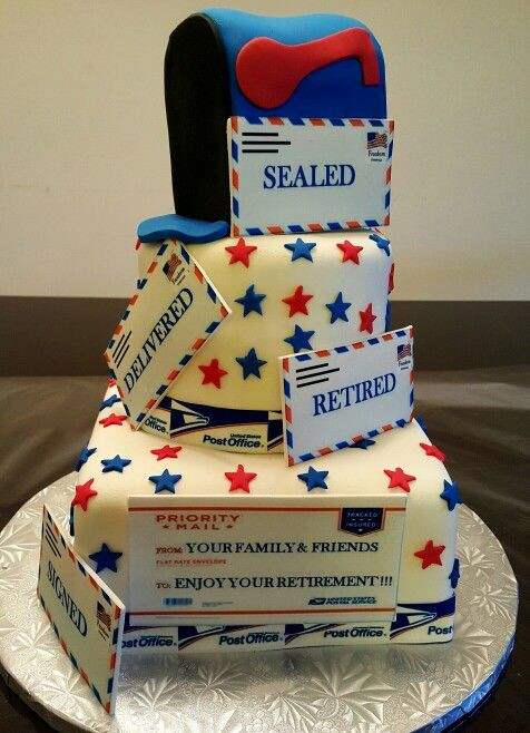 Post Office Retirement Party Ideas
 Postal office cake