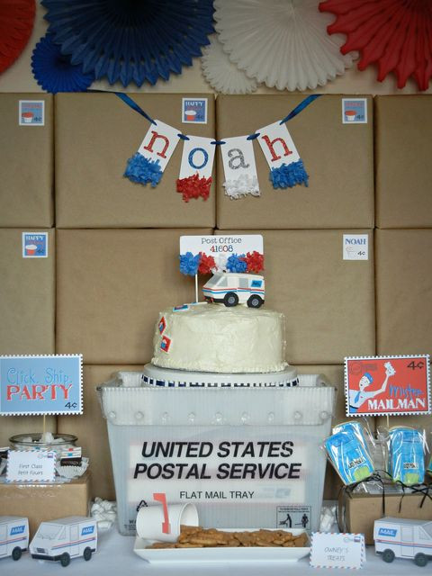 Post Office Retirement Party Ideas
 Loving this US Postal Service party