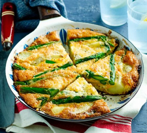 Potato Main Dish Recipes
 Asparagus & new potato frittata recipe