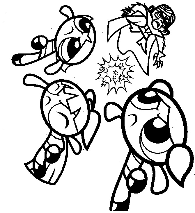 Powder Puff Girls Coloring Pages
 Power Puff Girls Coloring Pages