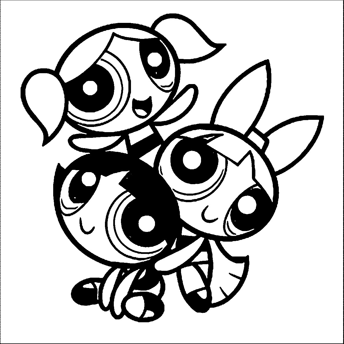 Powder Puff Girls Coloring Pages
 Powerpuff Girls Coloring Pages