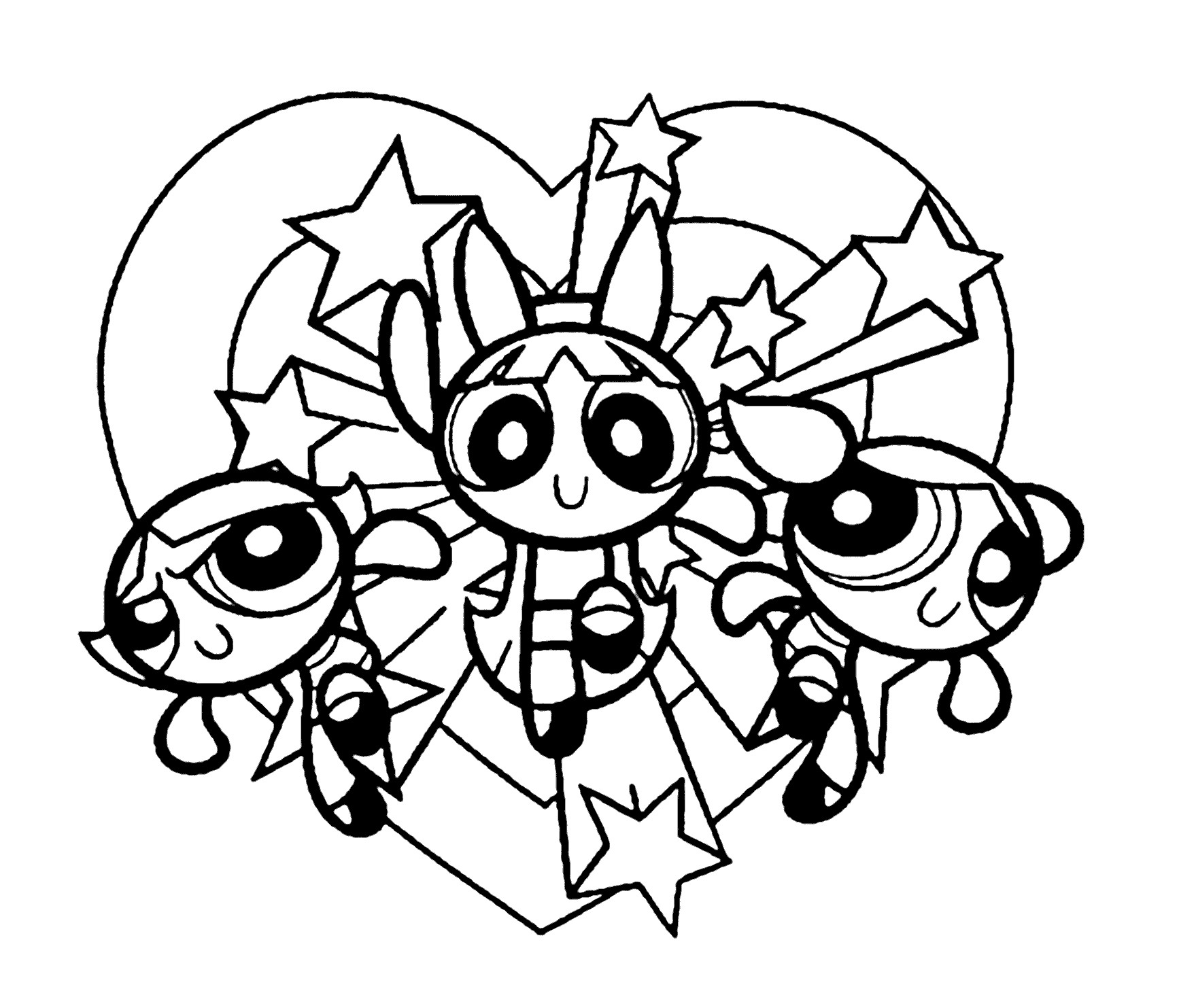 Powder Puff Girls Coloring Pages
 12 printable pictures of powerpuff girls page Print