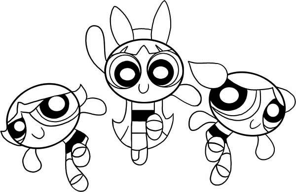 Powder Puff Girls Coloring Pages
 Awesome Picture of The Powerpuff Girls Coloring Page