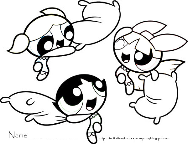Powder Puff Girls Coloring Pages
 the powerpuff girls coloring pages Free
