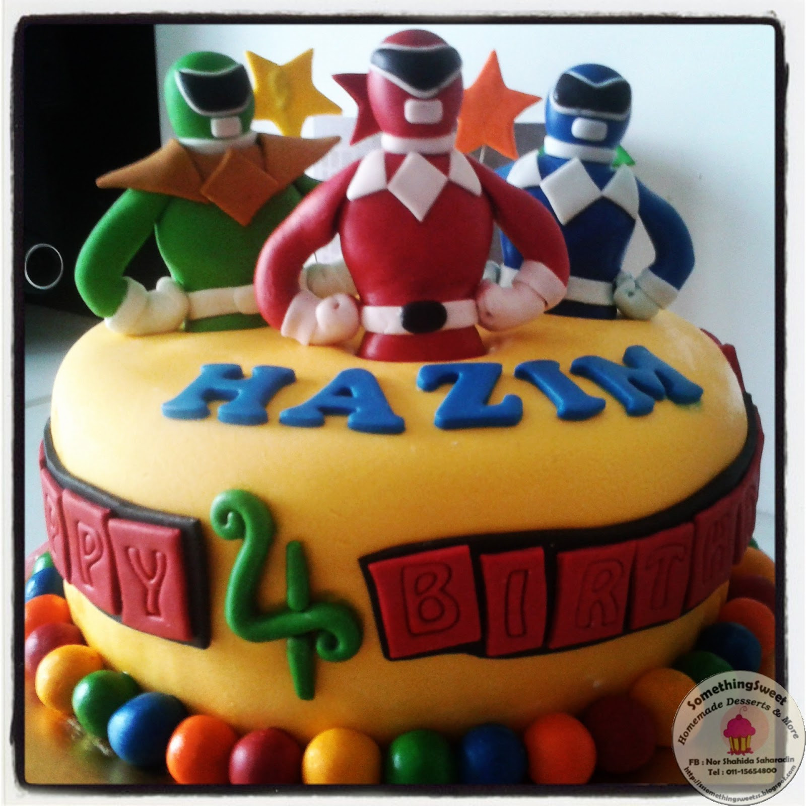 Power Ranger Birthday Cakes
 SomethingSweet Homemade Desserts and More Power