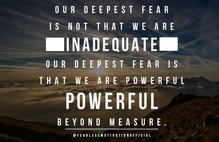 Powerful Positive Quotes
 Quotes Fear 10 Great Picture Quotes on Over ing Fear