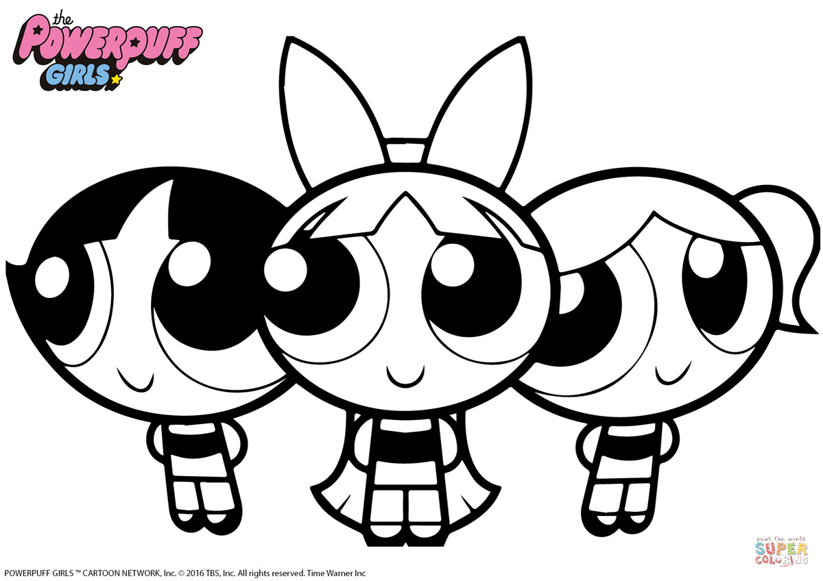 Powerpuff Girls Coloring Pages
 Powerpuff Girls coloring page
