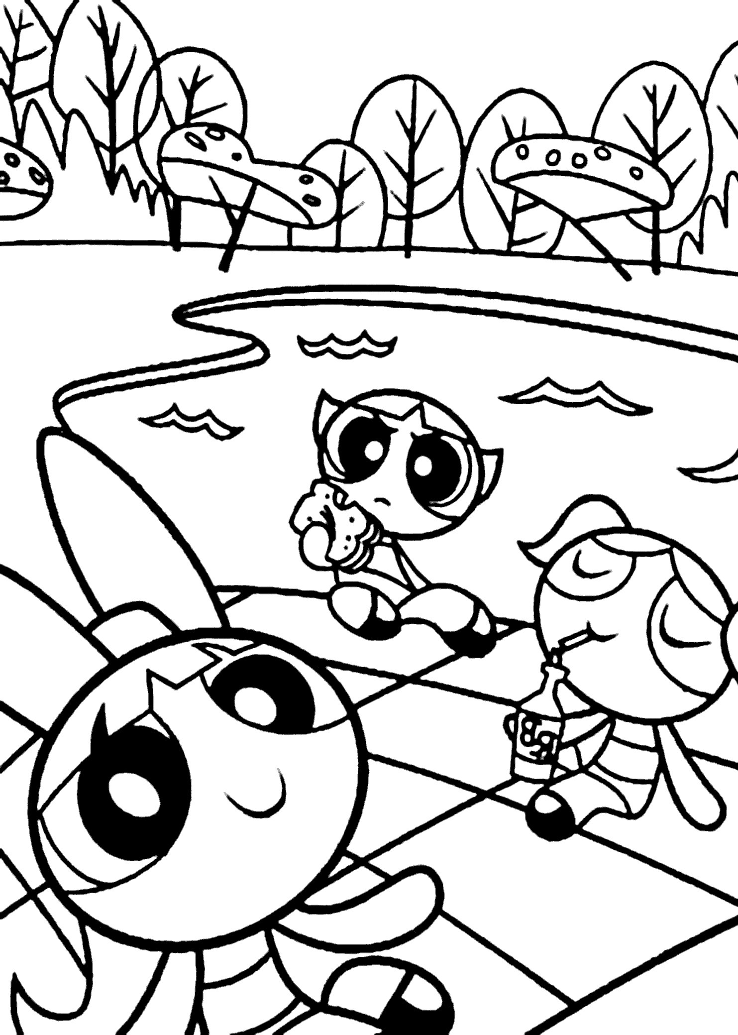 Powerpuff Girls Coloring Sheet
 Power Puff Girls Z Coloring Pages Coloring Home