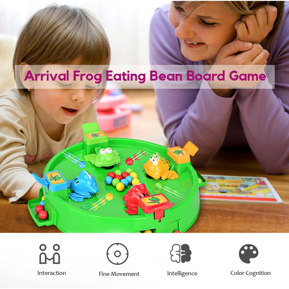 Practical Gifts For Kids
 2018 New Arrival Frog Eating Bean Board Toys 4 Players