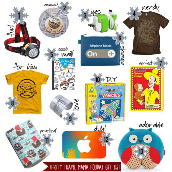 Practical Gifts For Kids
 50 best Gifts for Travelers images by Thrifty Travel Mama