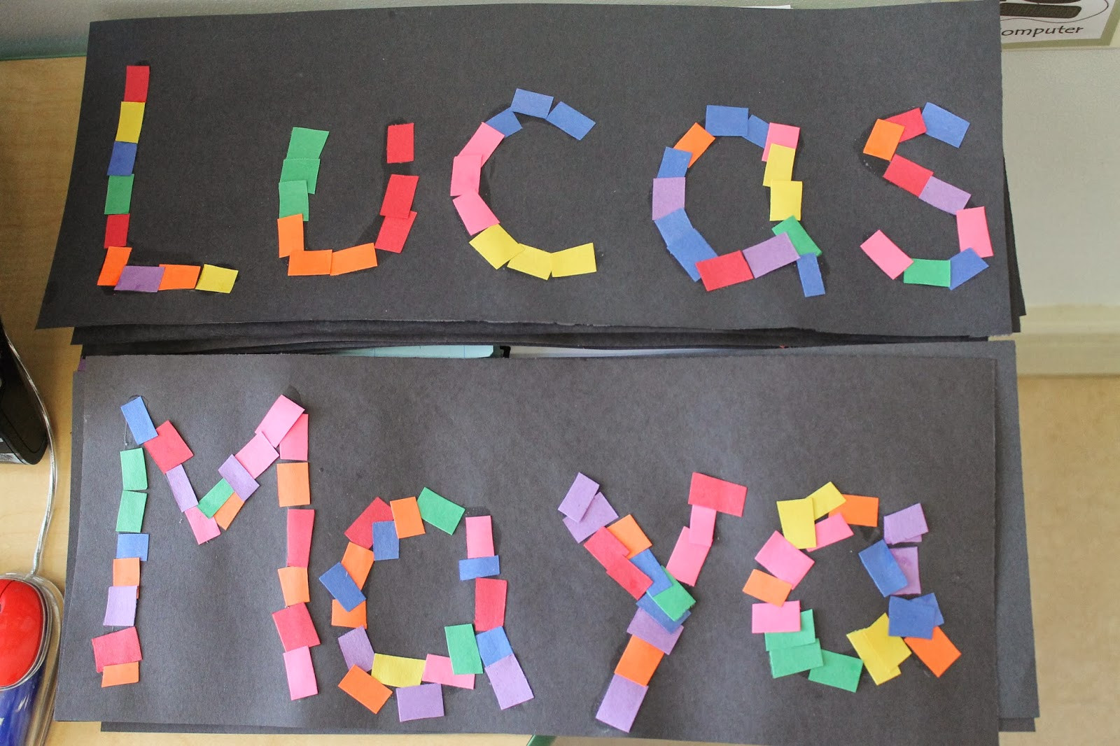 Preschool Art Project
 Traveling Teaching Cooking Creating Name writing