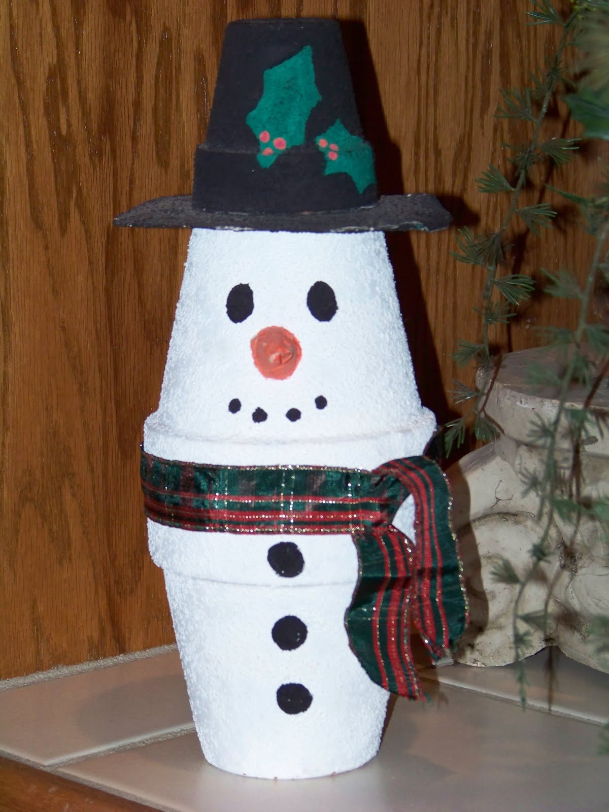 Preschool Christmas Craft Ideas
 Silver Trappings Kids Christmas Craft Clay Pot Snowman