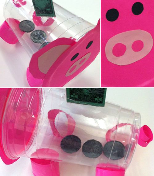 Preschool Money Crafts
 DIY Piggy Bank social stu s