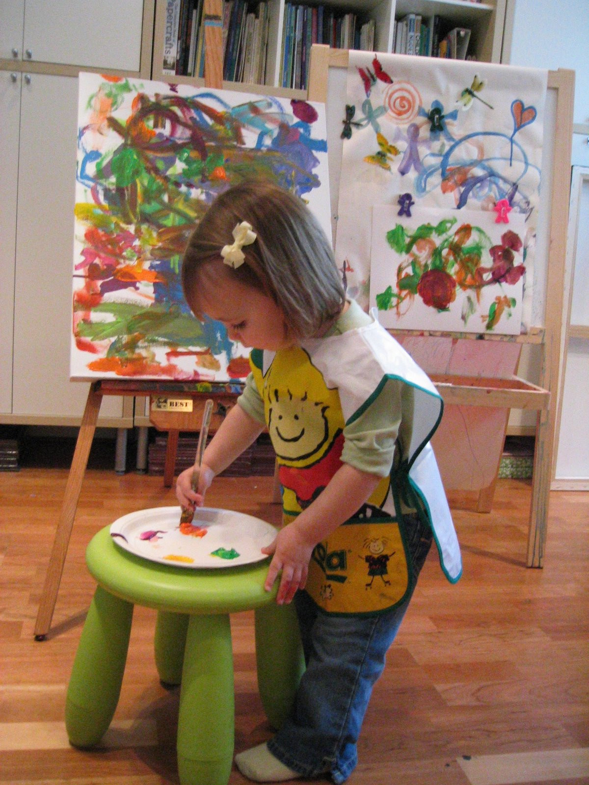 Preschoolers Art And Craft
 Pink and Green Mama Making Art At Home My Favorite Art