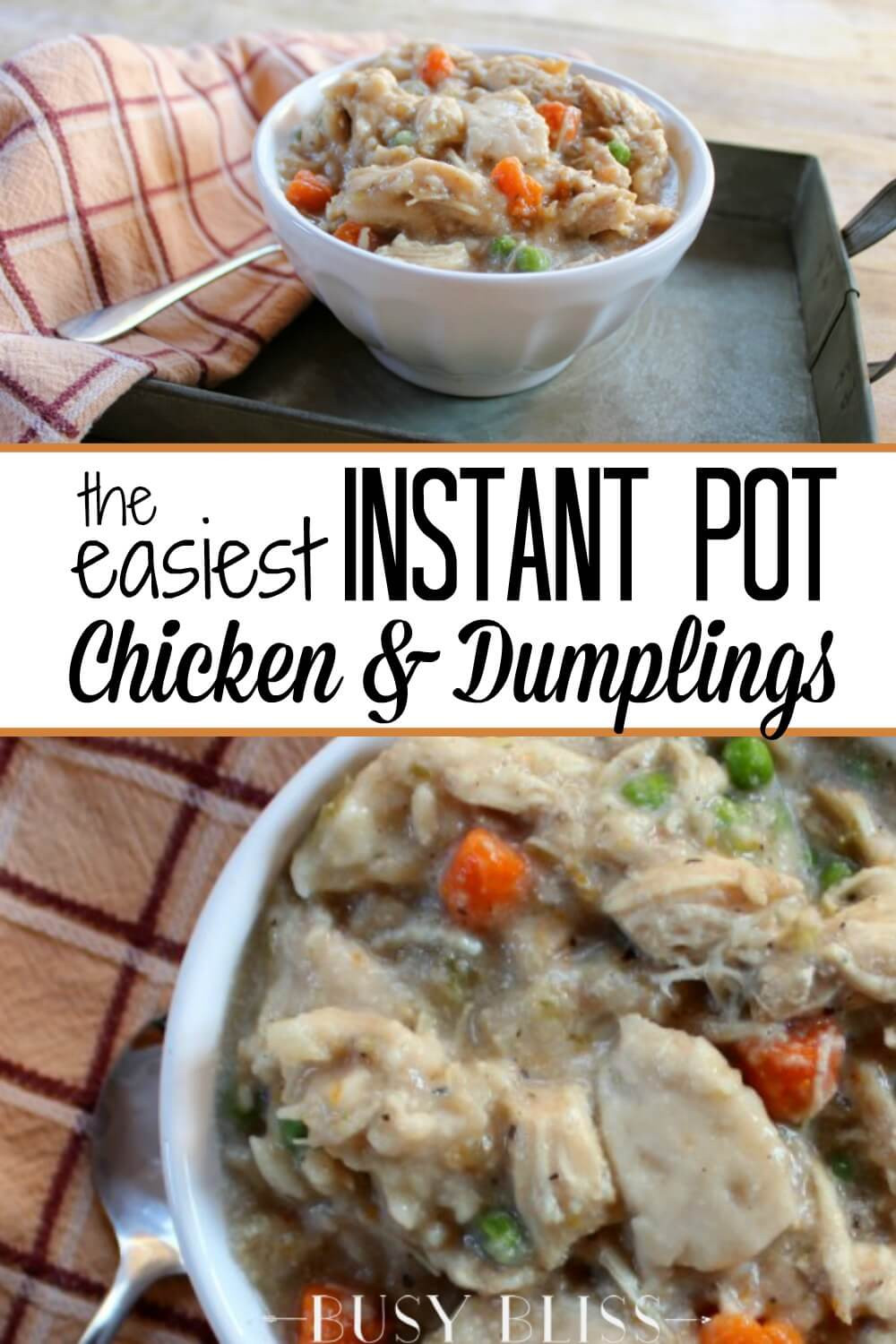 Pressure Cooker Chicken And Dumplings Canned Biscuits
 The Easiest Instant Pot Chicken and Dumplings Busy Bliss