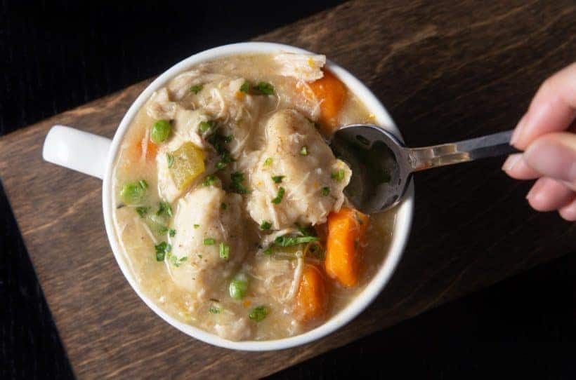 Pressure Cooker Chicken And Dumplings Canned Biscuits
 Instant Pot Chicken and Dumplings by Amy Jacky