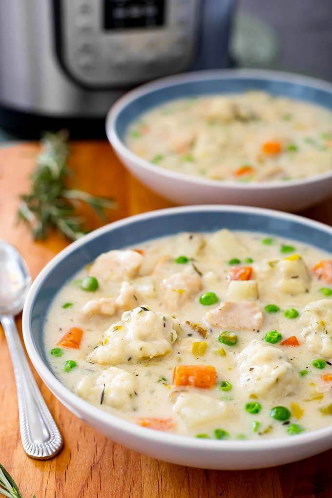 Pressure Cooker Chicken And Dumplings Canned Biscuits
 Instant Pot Chicken and Dumplings