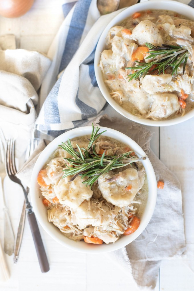 Pressure Cooker Chicken And Dumplings Canned Biscuits
 Instant Pot Chicken and Dumplings Pressure Cooker