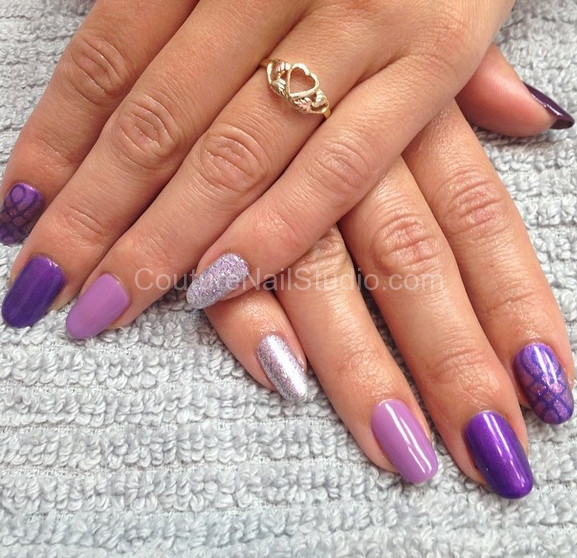 Pretty Purple Nails
 Couture Nail Salon