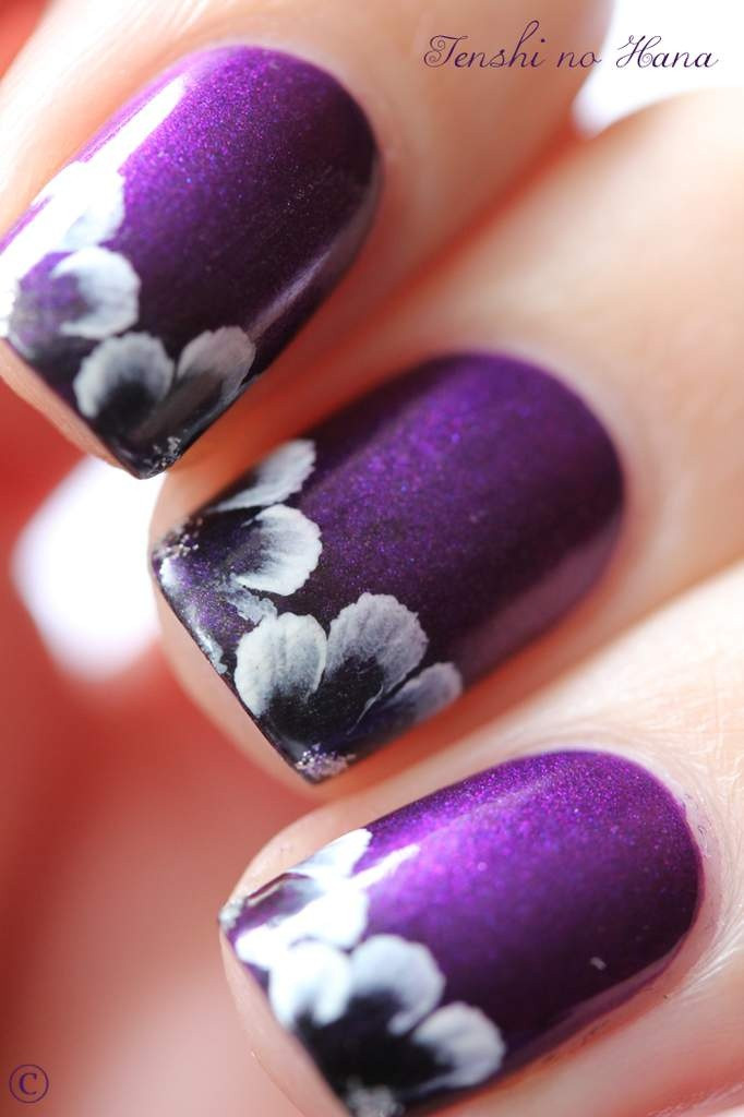 Pretty Purple Nails
 Stylish Nails to Pair Your Black and White Outfit Pretty