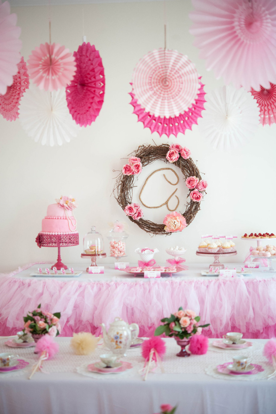 Princess Birthday Decorations
 A Whimsical & Sweet Ombre Princess Party Anders Ruff