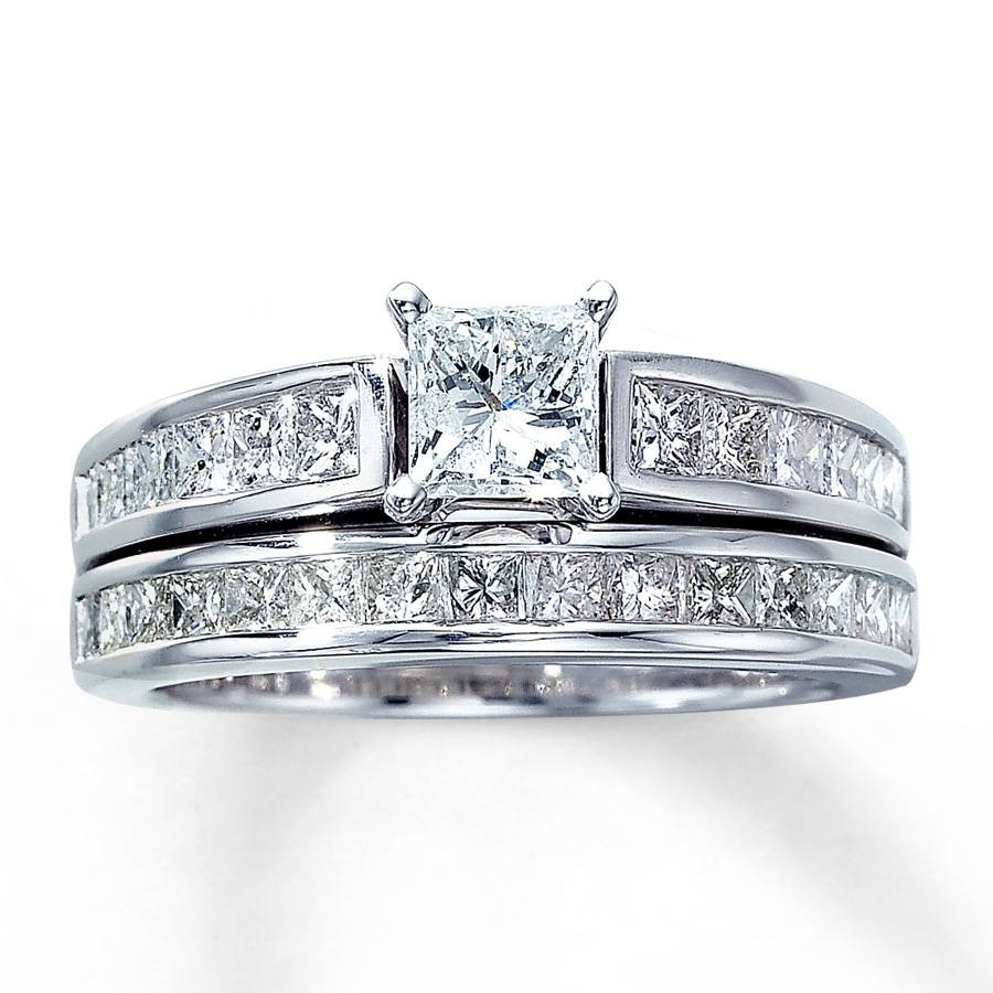 Princess Cut Diamond Bridal Sets
 2019 Popular Princess Cut Diamond Wedding Rings Sets