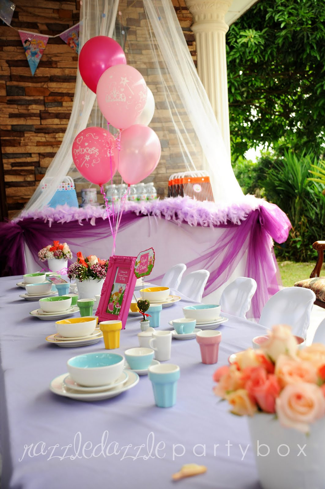 Princess Tea Party Ideas
 Razzle Dazzle Party Box Theme Birthday Party Princess