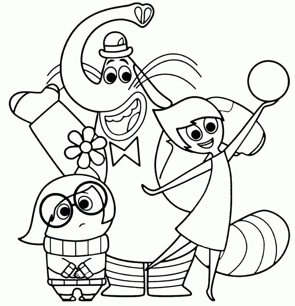 Print Coloring Pages For Kids
 Inside Out Coloring Pages Best Coloring Pages For Kids