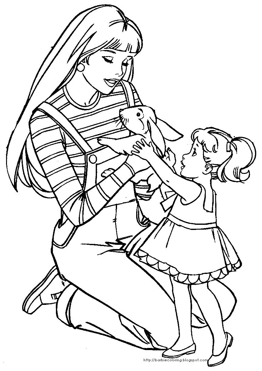 21 Best Ideas Printable Barbie Coloring Pages - Home, Family, Style and ...