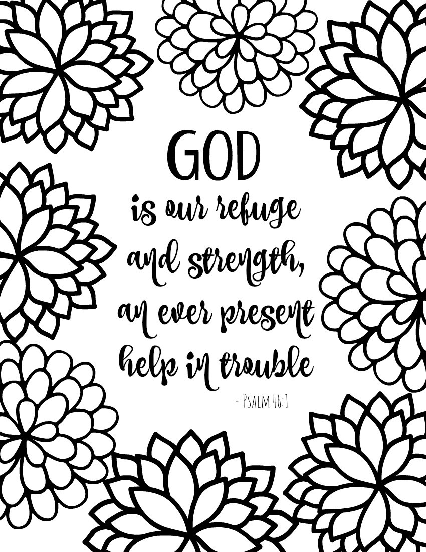 Printable Bible Verse Coloring Pages
 Free Printable Bible Verse Coloring Pages with Bursting